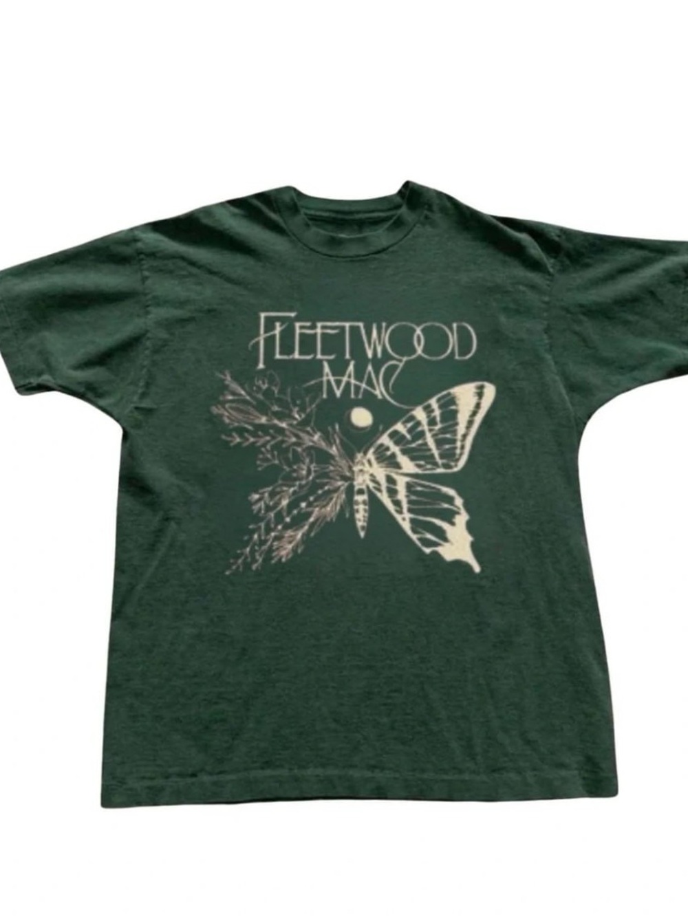 Forest Green Fleetwood Mac Butterfly Tee